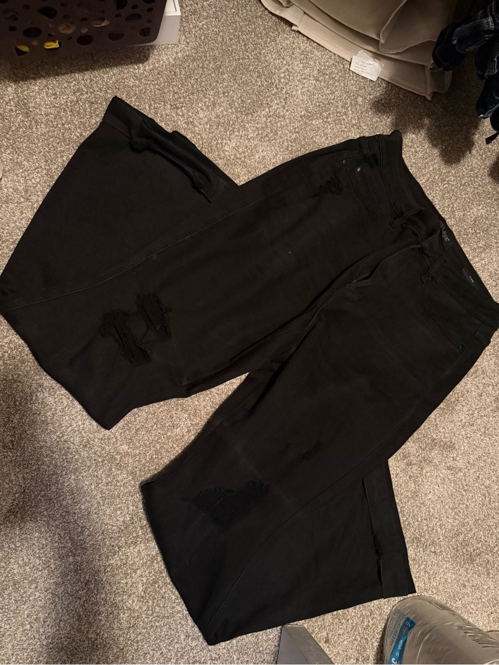 Judy Blue Black Wide Leg Flare Jeans